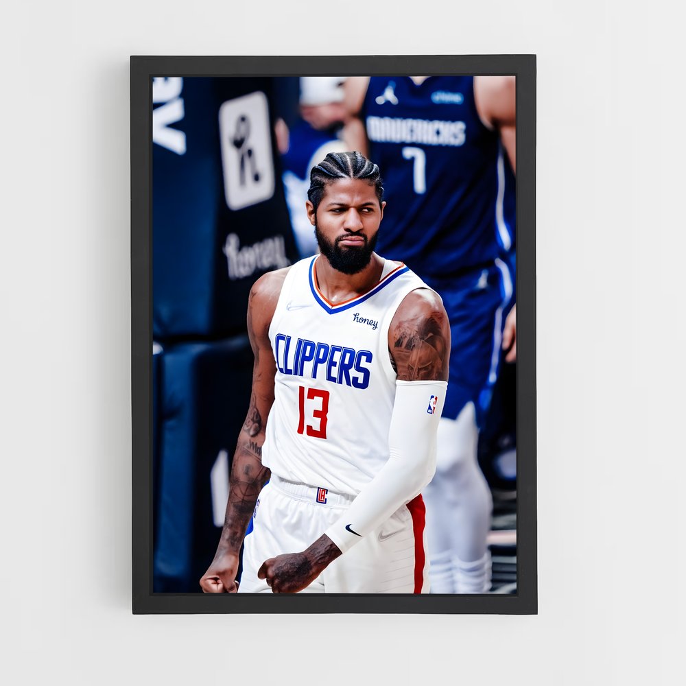 Poster Los angeles clippers – affiche Basketball (vue 2)